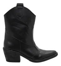 Comprar Botas Texanas Bym Shoes Mujer Taco Bajo Bordado Livianas