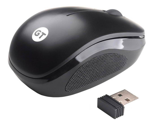 Mouse Recarregável Sem Fio Usb Compact 2 | Gt Goldentec Cor Preto