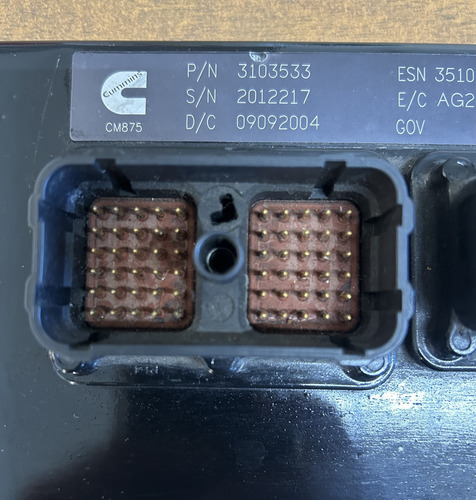 3103533 Computadora Motor Cummins Isx Ism Sin Core A Cambio (Usado)
