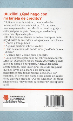 Auxilio! ¿qué Hago Con Mi Tarjeta De Crédito? - Sugerencias (Usado)