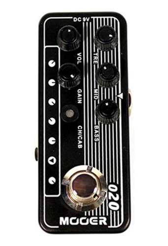 Pedal Mooer Pré Amp M020 Blueno  Bruno Ug30