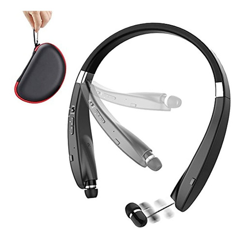 Auriculares Bluetooth Plegables, Ligeros Y Retráctiles