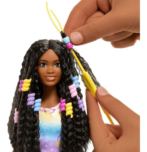 Boneca Barbie Conjunto De Penteado Mattel Hvm11