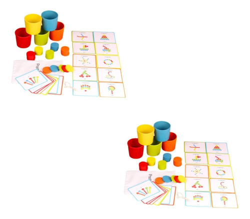 2 Juegos Clasificación De Colores Juguete ,niños Juguetes
