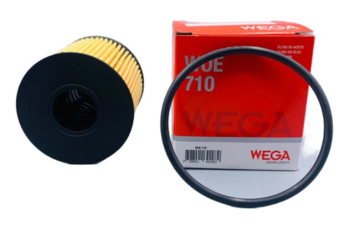 Filtro De Óleo Peugeot 207 1.4 8v 2009 Em Diante Wega Woe710