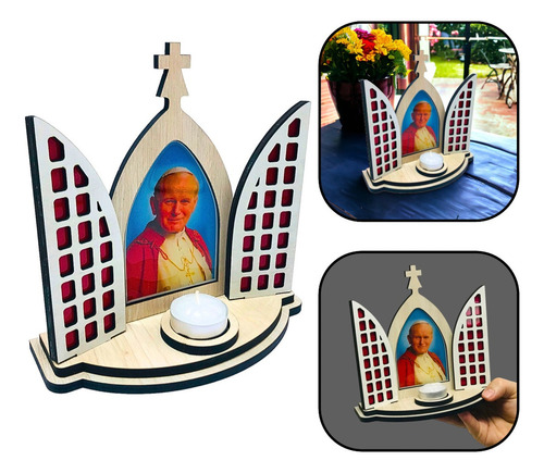 Capela Oratório Papa João Paulo Ii Com Porta Vela