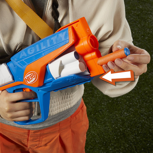 Blaster Nerf N Series Agility Com 12 Dardos N1 E Tambor De 6