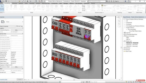 Revit Projeto Elétrico + Template Completo + Familias