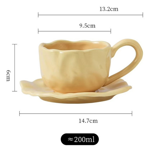 Taza De Café Rosa De Color Dopamina Para Té De La Tarde, Cer