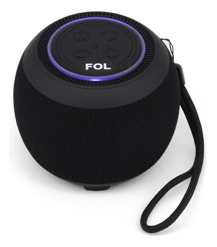 Fol-c25 Bocina Bluetooth Portátil Recargable Speaker Color Negro