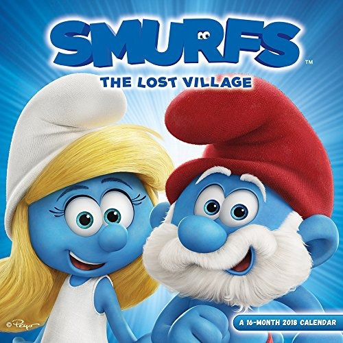 Smurfs The Lost Village 2018 Wall Calendar