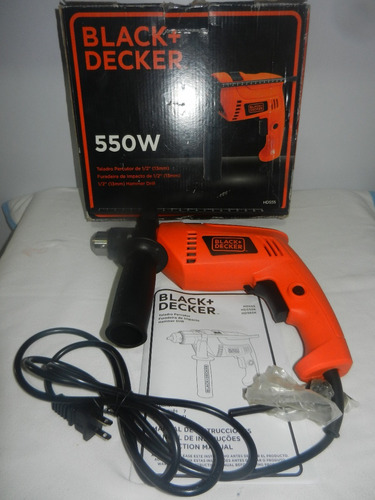 Taladro Percutor 1/2 (13mm) Black&decker 550w Linea Pro