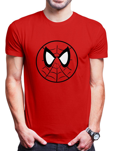 Polo Varon Spiderman Face (d0146 Boleto.store)