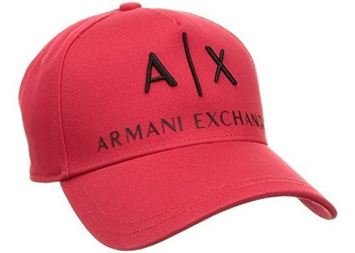 Gorra Con Logotipo De Armani Exchange Para Hombre, Rojo Abso | Cuotas sin  interés