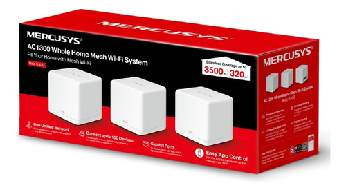 Router Mercusys Wi-fi Mesh Halo S12 Wifi Ac1200 Pack De 3