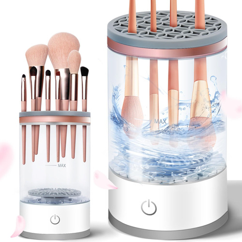 Makeup Brush Cleaner, Auto-rotating Cozy Luna Brush Cleaner