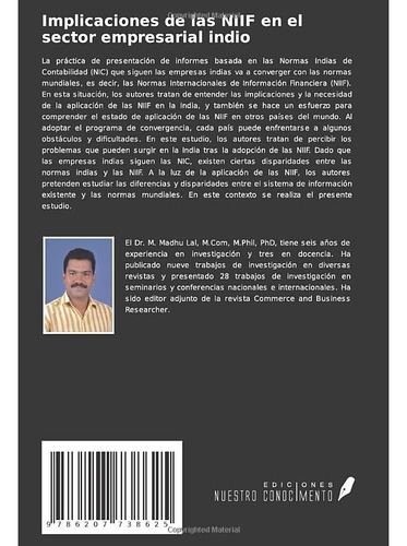 Implicaciones De Las Niif En El Sector Empresarial Indio (sp