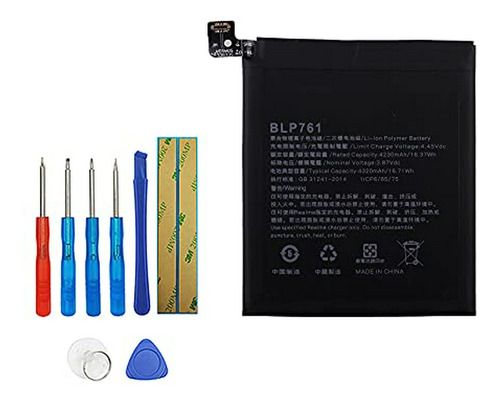 Vvsialeek Blp761 Batería De Repuesto Compatible Con Oneplus 