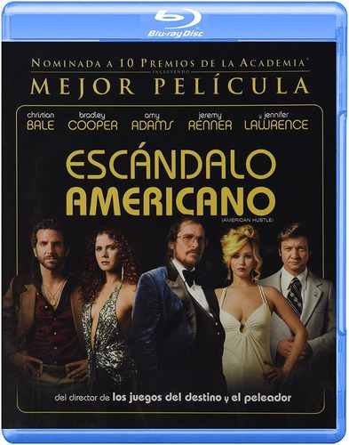 Escandalo Americano | Blu Ray Christian Bale Película Nuevo