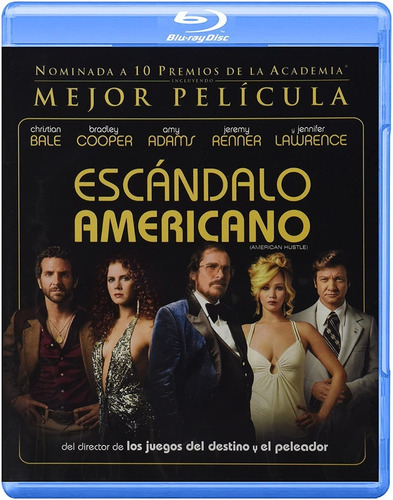 Escandalo Americano | Blu Ray Christian Bale Película Nuevo