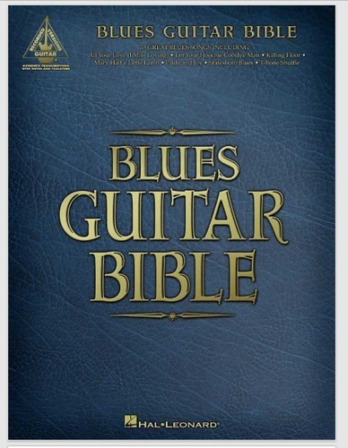 Libro Blues Guitar Bible - Partitura Y Tablatura Guitarra 