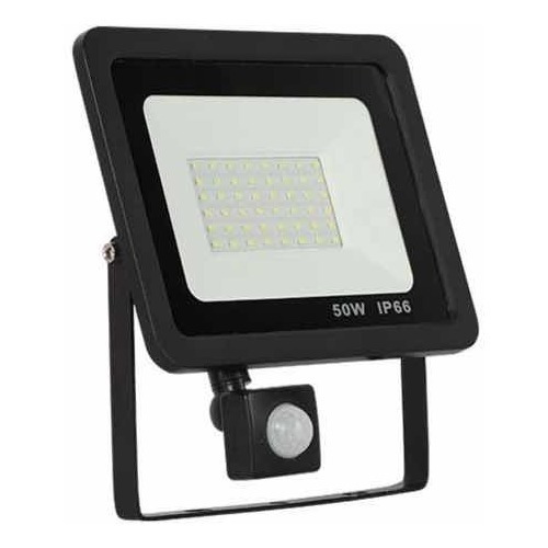 Foco Led Exterior Con Sensor De Movimiento 50w Ip66
