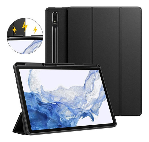 Case Moko Para Galaxy Tab S8 Plus X800 X806 C/ Pen Holder
