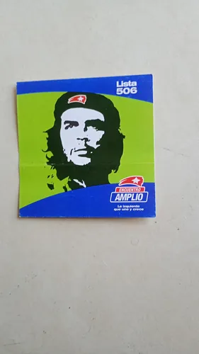 Calcomanía Partido Izquierda Unida Imagen Del Che Guevara (Usado)