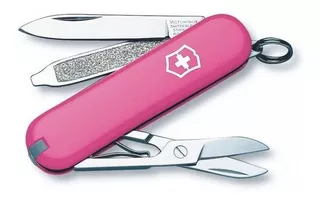 Mini Canivete Suíço Classic Victorinox Rosa 7f Original C/nf