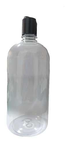 Frasco, Envase Botella Pet 1lt Modelo Bajo Disc Top X100