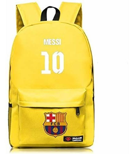 Boys Girls Lionel Messi School Backpack Book Bag-kids Studen