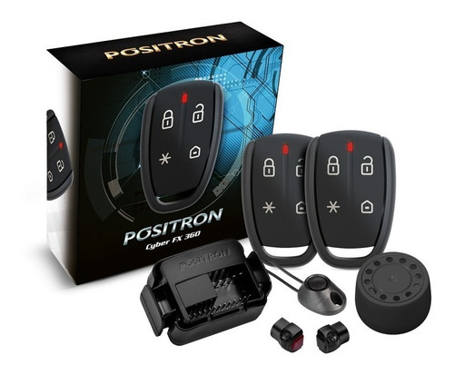 Alarma Auto Pst Positron Fx360 Sirena Controles Instalada