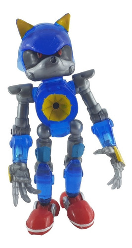 Figura Juguete Muñeco Metal Sonic Mania Robot Versión Mala 