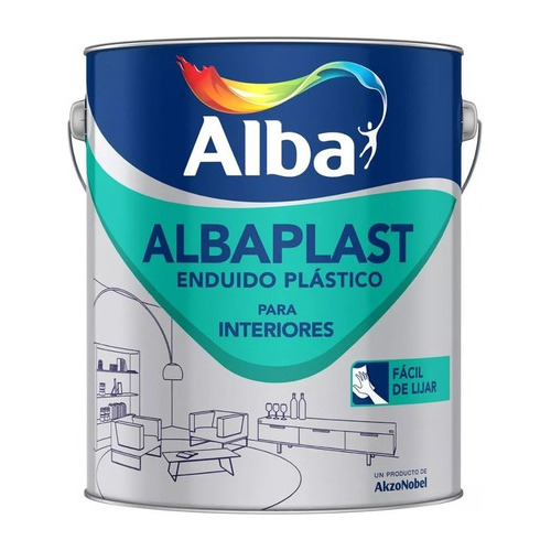 Albaplast Enduido Plastico Interior Facil Lijar 4l Pintumm