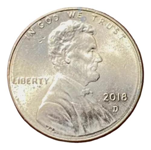 Moneda 1 Centavo Estados Unidos 2018 Denver Km 468