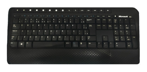 Imagem 2 de 3 de Kit Teclado E Mouse Microsoft 2000 Wireless Abnt Brasil