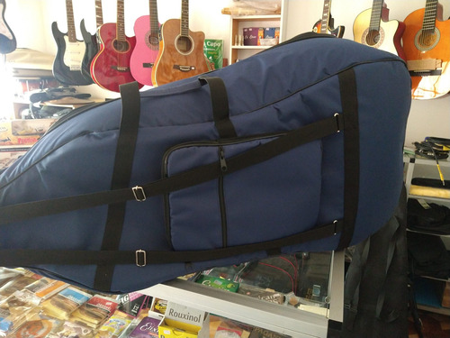 Capa P Violoncelo 4 4 (extra Luxo) Excelente Qualidade Azul