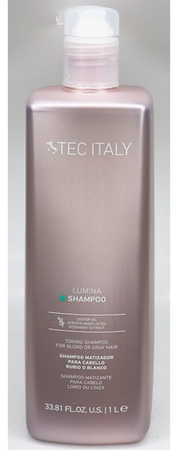 Tec Italy Lumina Shampoo Matizador Cabello Rubio O Blanco