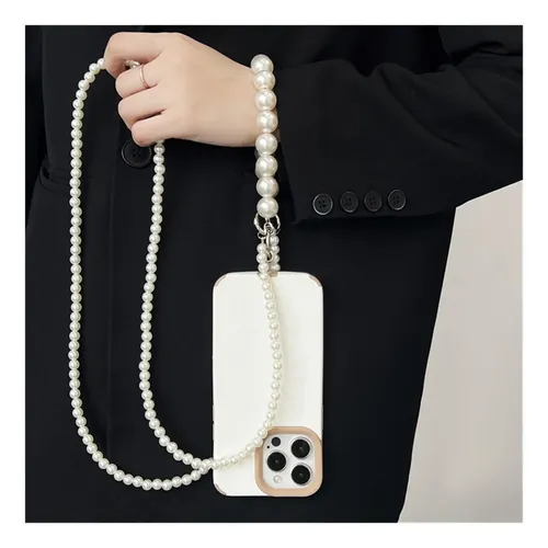 フォンホルダーチェーン Detachable Korean Pearl Chain Phone Strap | MercadoLivre