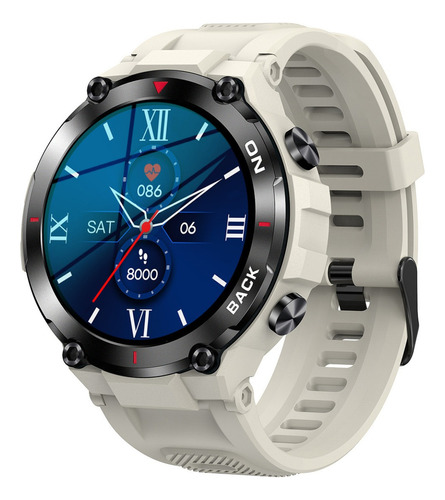 Reloj Smartwatch K37 Gps Gris Presion Deportivo P/ Samsung