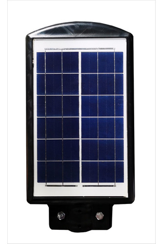 Lampara Solar Led Para Poste 120w Control Remoto Mg Estructura Luz Fria 6500k