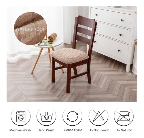 Fundas Impermeables Para Sillas De Comedor, Lavables