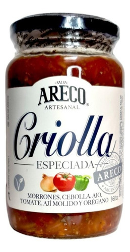 Salsa Criolla Especiada X 360 Cc- Areco