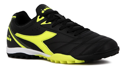 Diadora Futbol Tifosi Tf Junior  - Negro-amarillo Fluor