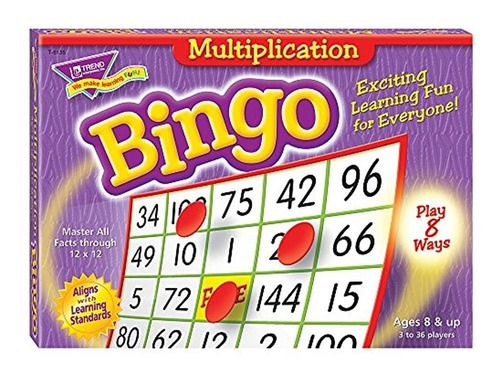 Juego De Bingo De Multiplicacion