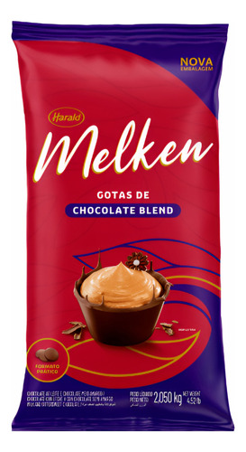 Chocolate Blend Em Gotas Melken 2,05kg Harald Nobre