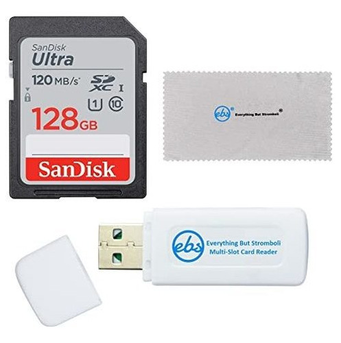 Sandisk 128gb Sd Ultra Tarjeta De Memoria Trabaja Con 22kqo