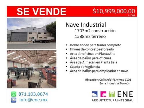 Nave En Venta En Ciudad Industrial