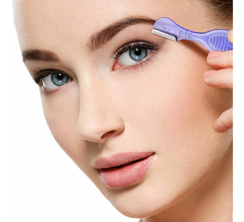 30 Piezas De Maquinilla De Afeitar Para Cejas Con Cubierta D