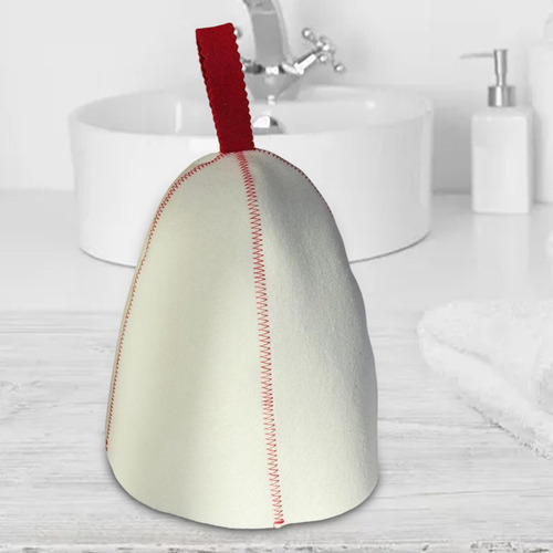 Sombrero De Sauna Accesorios Rojo 23cmx35cm Rojo 23cmx35cm